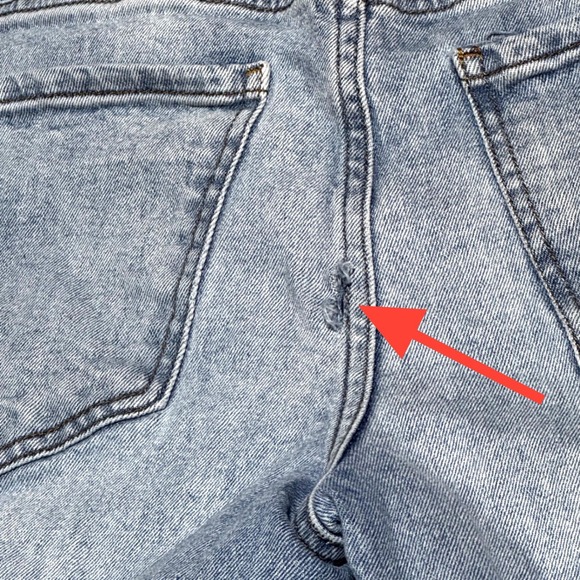 Kut From the Kloth Ashley Slouchy Barrel Jeans High Rise Size 4 - DAMAGED / Hole - Picture 4 of 10